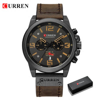 CURREN 8314 Watch For Men Top Brand Luxury Leather Quartz Men Watches Date Business Sport Male Wristwatch Clock Montre Homme