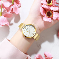 CURREN Fashion Watch for Women Luxury Quartz Gold Elegant Bracelet Wristwatch Female Clock Ladies Dress Stainless Steel Gifts