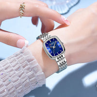 CURREN 9093 Women's Square Waterproof Watch; Simple Casual Women's Watch; Fashionable Women's Watch Ladies' Wristwatch