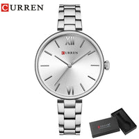CURREN Women Watch Fashion Luxury Watch Reloj Mujer Stainless Steel  Female Clock Quartz Bracelet Wrist Watch Clock Gift