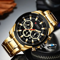 CURREN Quartz Watch for Men Top Brand Luxury Fashion Business Watches Steel Waterproof Man Sport Wristwatch Relogio Masculino