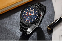 CURREN Men Watches Top Brand Luxury Men Military Wristwatches Full Steel Men Sports Watch Waterproof Relogio Masculino Montre