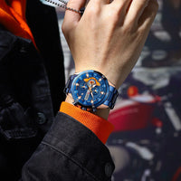 CURREN 8402 Men's Stainless Steel Watch Creative Fashion Luminous Dial with Chronograph Leisure Luxury Men's Watch Reloj Hombre