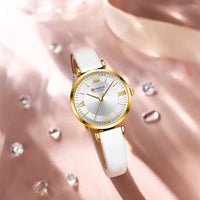 CURREN 9079 Elegant Women's Quartz Watch Fashion Casual Leather Strap Waterproof Clock Business Lady Watch Gift Reloj Mujer