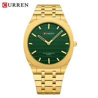 CURREN Top Luxury Brand Quartz Watch Men Stainless Steel Strap Military Watches 30ATM Waterproof Wristwatch Relogio Masculino