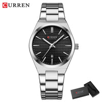 CURREN Luxury Quartz Watch for Women Elegant Stainless Steel Women's Watches Luminous Waterproof Date Wristwatch Ladies Gift