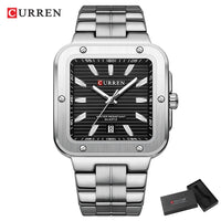 CURREN Luxury Original Man Watch Waterproof Stainless Steel Luminous Men's Wristwatch Date Week Quartz Fashion Watches For Men