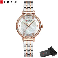 Women Watches New Curren Rose gold Silver Ladies Bracelet Watch womens quartz dress wristwatch feminino reloj mujer kol saati