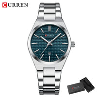CURREN Luxury Quartz Watch for Women Elegant Stainless Steel Women's Watches Luminous Waterproof Date Wristwatch Ladies Gift