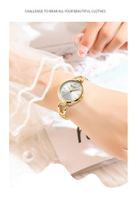 CURREN 9092 Women's Stainless Steel Quartz Watch Luxury and Elegant Watch Business Women's Bracelet Watches Relojes De Mujer
