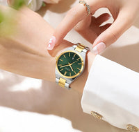 CURREN Luxury Quartz Watch for Women Elegant Stainless Steel Women's Watches Luminous Waterproof Date Wristwatch Ladies Gift