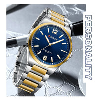 CURREN Men Quartz Movement Watch Waterproof Luminous Men's Watch, Stainless Steel Strap Business Watches