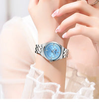 CURREN Luxury Women Watches Fashion Casual FemaleLadies Stainless Steel Quartz Wristwatches Life Waterproof Girlfriend Gift