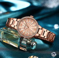 CURREN Brand 2022 New Ladies Original Luxury Watch Waterproof Stainless Steel Casual Sports Quartz Ladies Watch relogio feminino