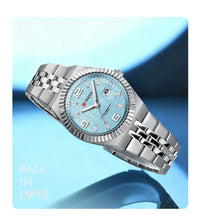 CURREN Women's Watch Analog Quartz Waterproof Ladies Wrist Watches with Date Dainty Fashion Luxury Stainless Steel Watch