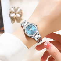 CURREN Original Quartz Watch for Women Fashion Elegant Ladies Watches Stainless Steel Waterproof Wristwatch