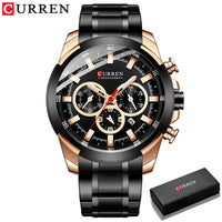 CURREN Quartz Watch for Men Top Brand Luxury Fashion Business Watches Steel Waterproof Man Sport Wristwatch Relogio Masculino
