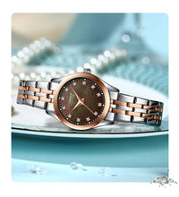 CURREN Elegant Fashion Women's Watches Luxury Brand Original Quartz Watch for Ladies Waterproof Stainless Steel Clock