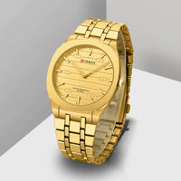 CURREN Top Luxury Brand Quartz Watch Men Stainless Steel Strap Military Watches 30ATM Waterproof Wristwatch Relogio Masculino