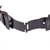 Curren Men's Black Stainless Steel Chronograph with Gold Accents (Black 4.3cm Dial) - CUR072