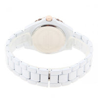 Curren Quartz Women's White Stainless Steel Waterproof Rhinestone Watch (White 3.2cm Dial) - CUR085