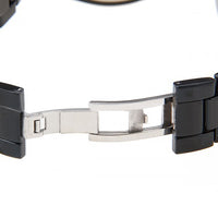 Curren Quartz Men's Black Waterproof Watch with Rhinestone Accents (Black 4.5cm Dial) - CUR052