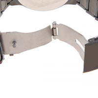 Curren Quartz Men's Black Stainless Steel Watch (White 4.2cm Dial) - CUR086