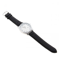 Curren Men's Watch and Leather Band (White 4.6cm Dial) - CUR066