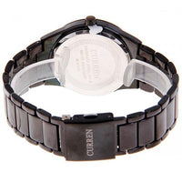 Curren Men's Black Stainless Steel Watch (White 4.3cm Dial) - CUR010