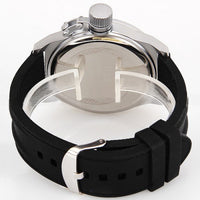 Curren Men's Watch with Silicone Band (White 5.7mm Dial) - CUR041