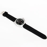 Curren Men's Watch with Silicone Band (Black 5.7cm Dial) - CUR040