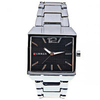 Curren Men's Stainless Watch with Stainless Steel Band (Black 4cm Dial) - CUR007
