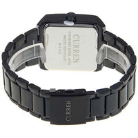 Curren Men's Black Stainless Steel Watch (Black 4cm Dial) - CUR005