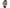 Curren Quartz Unisex Watch with Black Leather Band (White 4.7cm Dial) - CUR117