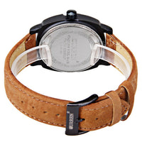 Curren Unisex Watch with Leather Band (Black 4.5cm Dial ) - CUR110