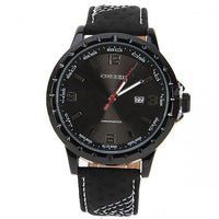 Curren Men's Watch with Leather Band (Shadow 5.3cm Dial) - CUR024