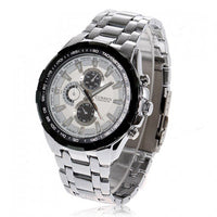 Curren Quartz Women's Stainless Steel Waterproof Chronograph (White 5cm Dial) - CUR098