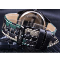Curren Military Luminous Pointer (Green 4.5cm Dial) - CUR124