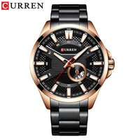 Curren Men's Round Date Watch (Dial 4.6cm) - CUR192
