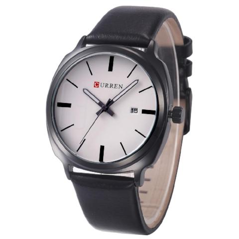 Curren Analog Date Classic Watch (Dial 4.2cm) - CUR125