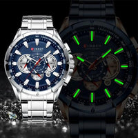 Curren Men's Luminious Pointers Premium Watch (Dial 4.8cm) - CUR181