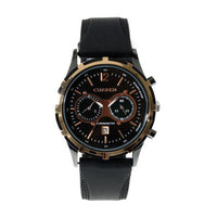 Curren Quartz Men's Watch with Dual Chronograph (Black 4.2cm Dial) - CUR100