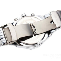 Curren Men's Stainless Steel Waterproof (Red 4.4cm Dial) - CUR118