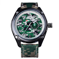 Curren Military Luminous Pointer (Green 4.5cm Dial) - CUR124