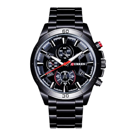 Curren Waterproof High Quality Metal Watch (Dial 4.5mm) - CUR 136