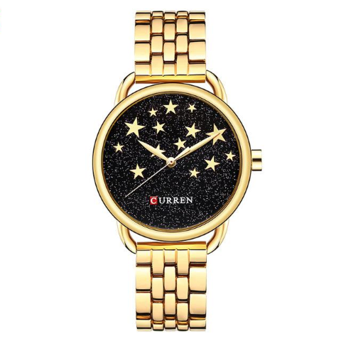 Curren Women's Star Dial Watch (Dial 3.0cm) - CUR 160