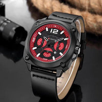 Curren PU Leather Square Watch (Dial 4.6cm) - CUR190