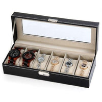 Curren PU Leather 6 Grids Watch Box - CUR WB1004