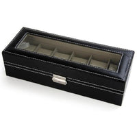 Curren PU Leather 6 Grids Watch Box - CUR WB1004