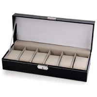 Curren PU Leather 6 Grids Watch Box - CUR WB1004